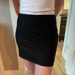 Express mini black skirt